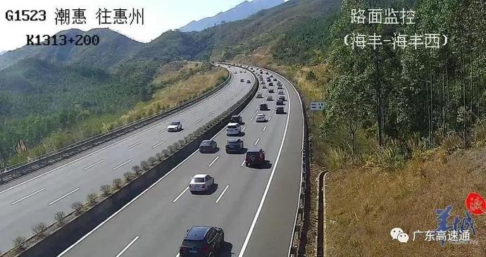 潮惠高速公路实时动态一览